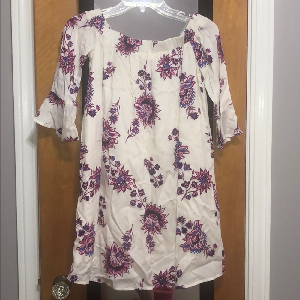 Off the shoulder dress